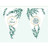 Prachtige Eid Mubarak slinger met eucalyptus voor feestelijke decoratie